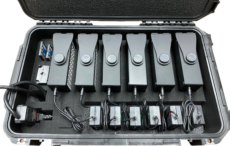 6 Pack of ShadowBox Wireless Smart Lights with Case